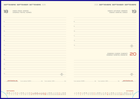 Agenda de lux datata zilnic Nisa R460, 15 x 21 cm [3]
