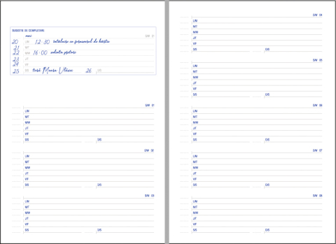 Agenda nedatata Gama [8]