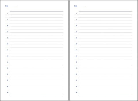 Agenda nedatata Gama [9]
