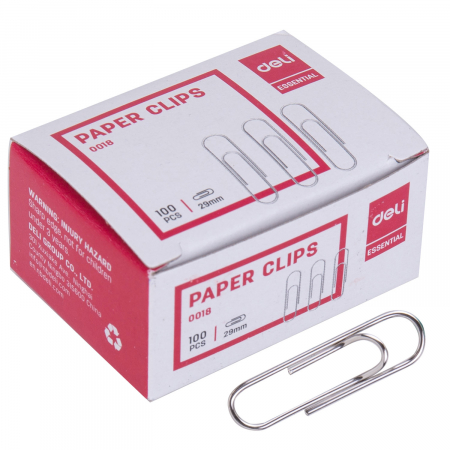 Agrafe de birou - AGRAFE METAL 29 MM 100 BUC/CUT DELI