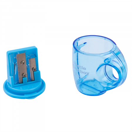 ASCUTITOARE PLASTIC DUBLA CU CONTAINER CESCUTA DELI [1]