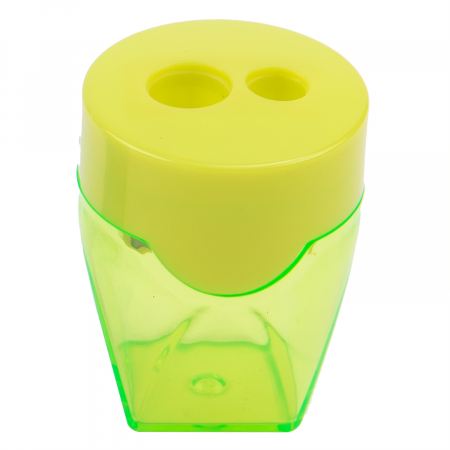 ASCUTITOARE PLASTIC DUBLA CU CONTAINER DELI [3]