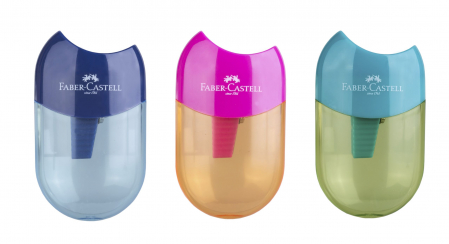 Ascutitori - ASCUTITOARE PLASTIC SIMPLA CU CONTAINER APPLE TREND 2019 FABER