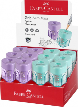 Ascutitori - ASCUTITOARE PLASTIC SIMPLA GRIP TREND 2019 FABER-CASTELL