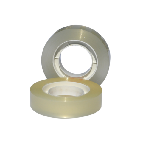 Benzi adezive - Banda adeziva 18mm x 33 m, 40 microni, ambalata individual, Optima - transparent