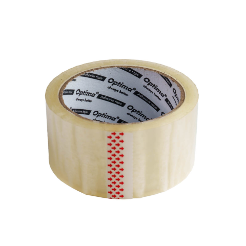 Benzi adezive - Banda adeziva 48mm x 66 y, 38 microni, Optima - transparent