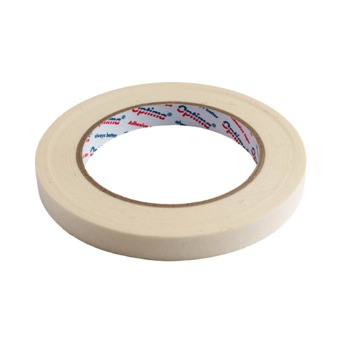 Benzi adezive - Banda adeziva din hartie 12mm x 50 m, 135 microni, Optima