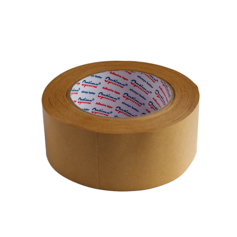 Ambalare si marcare - Banda adeziva din hartie kraft 48mm x 50 m, 130 microni, pentru ambalare, Optima Kraft