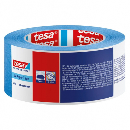 Accesorii de birou - BANDA ADEZIVA MASCARE PP EXTERIOR 50M*50MM ALBASTRA TESA
