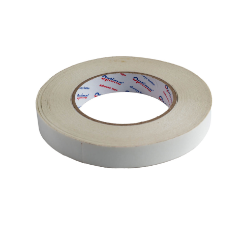 Benzi adezive - Banda dublu adeziva 19mm x 50 m, 90 microni, Optima