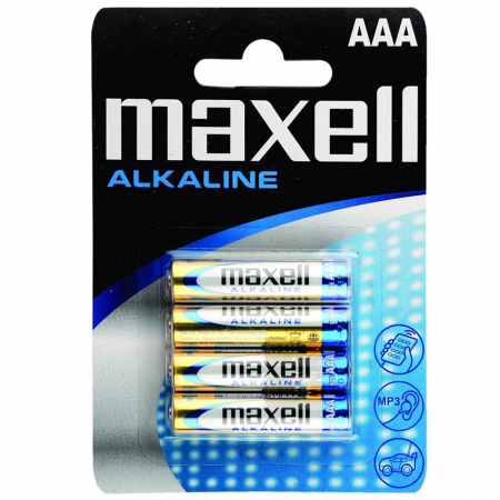 Accesorii IT - BATERII R3 (AAA) 1.5V ALCALINE 4BUC/BLISTER MAXELL