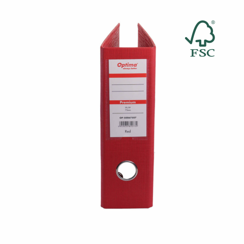 Organizare si arhivare - Biblioraft A5, plastifiat PP/PP, 75 mm, Optima Premium