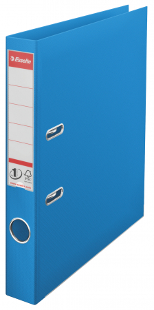 Organizare si arhivare - BIBLIORAFT PLASTIFIAT INT-EXT 5CM ALBASTRU VIVIDA NR1 ESSELTE