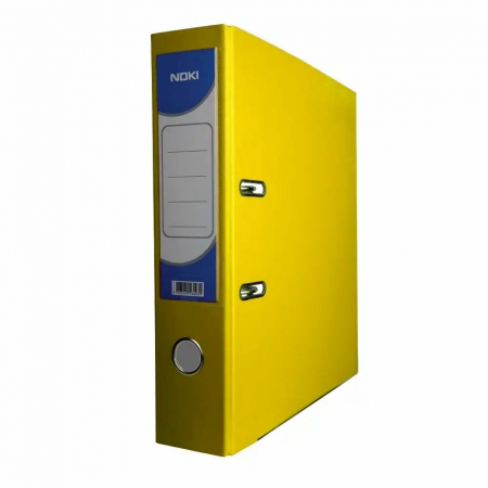 Organizare si arhivare - BIBLIORAFT PLASTIFIAT INT-EXT 7.5CM GALBEN NOKI