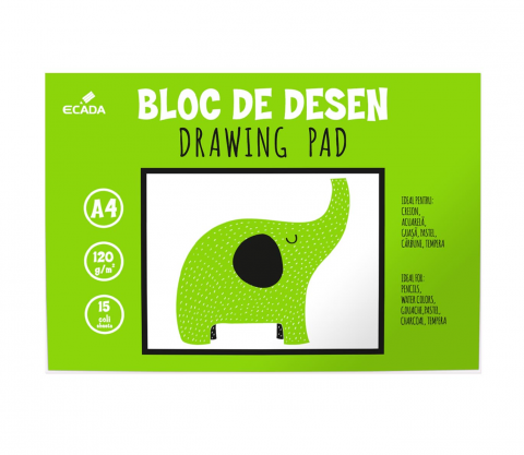 Produse si rechizite scolare - BLOC DESEN A4 ECADA 25401