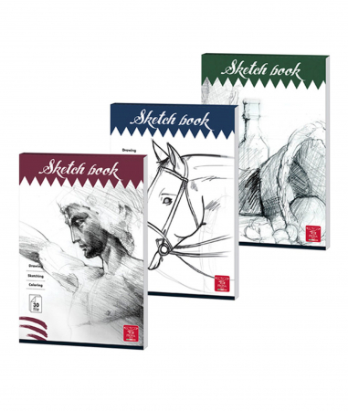 Produse si rechizite scolare - BLOC DESEN SCHITE 17x24 CM 30 COLI 160G PIGNA