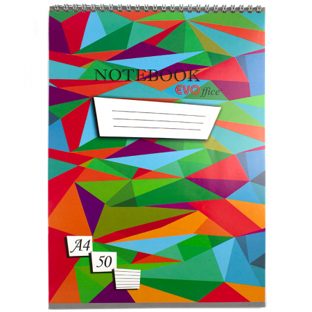 Hartie si articole din hartie - Bloc notes A4 cu spira metalica 50 file, dictando 