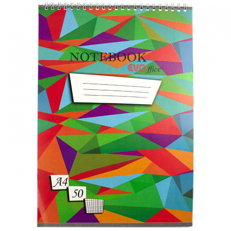 Hartie si articole din hartie - Bloc notes A4 cu spira metalica 50 file, matematica 