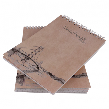 Hartie si articole din hartie - Bloc notes A5 cu microperforatii si  spira metalica, 80 file, matematica 