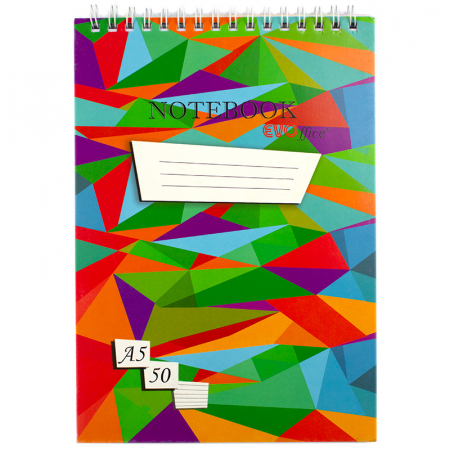 Hartie si articole din hartie - Bloc notes A5 cu spira metalica 50 file, dictando 