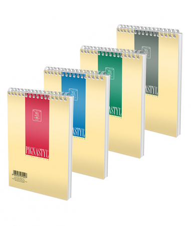 Hartie si articole din hartie - BLOC NOTES SPIRA A6 60 FILE ARITMETICA STYLE PIGNA