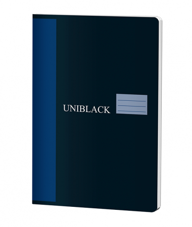 Produse si rechizite scolare - CAIET A4 60 FILE DICTANDO 70G COPERTA ALBASTRA UNIBLACK PIGNA