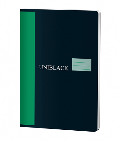 Produse si rechizite scolare - CAIET A4 60 FILE DICTANDO 70G COPERTA VERDE UNIBLACK PIGNA