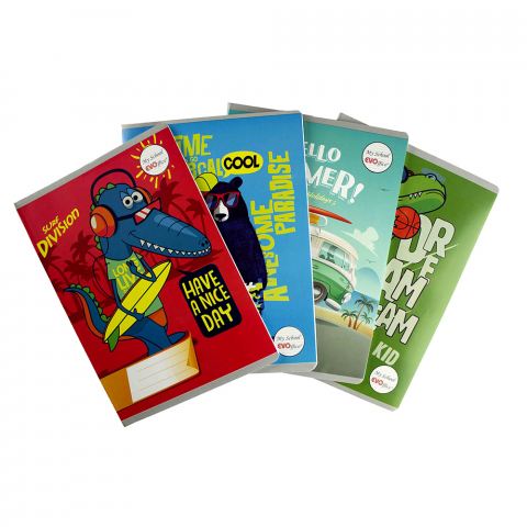 Caiete capsate A5 - Caiet A5 48 file coperta policromie dictando My school 