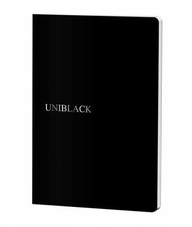 Produse si rechizite scolare - CAIET A5 48 FILE DICTANDO COPERTA PP UNIBLACK PIGNA