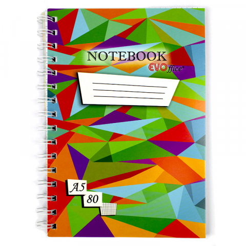 Produse si rechizite scolare - Caiet A5 cu spira metalica,  80 file - matematica 