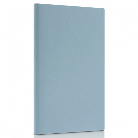 Caiete capsate A4 - CAIET BIROU 205*143MM 80 FILE DICTANDO COPERTA IMITATIE PIELE BLEU DELI