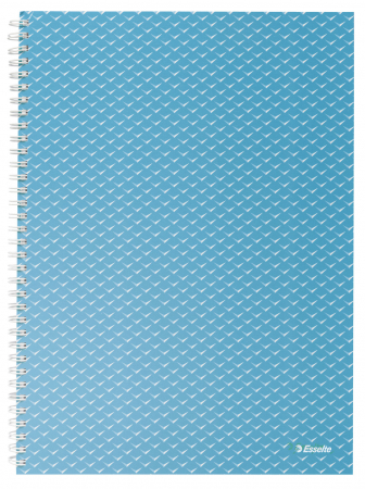 Caiete spira A4 - CAIET BIROU SPIRA A4 80 FILE DICTANDO ALBASTRU COPERTA CARTON COLOUR'BREEZE ESSELTE