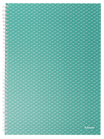 Caiete spira A4 - CAIET BIROU SPIRA A4 80 FILE DICTANDO VERDE COPERTA CARTON COLOUR'BREEZE ESSELTE