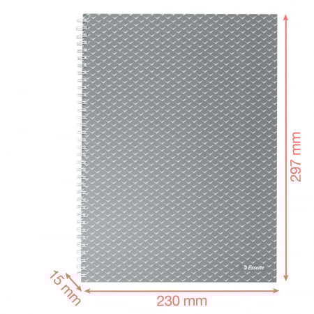 CAIET BIROU SPIRA A4 80 FILE DICTANDO VERDE COPERTA CARTON COLOUR'BREEZE ESSELTE [4]
