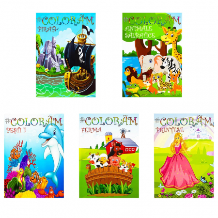 Caiet de Colorat A4, 8 File, Diverse Modele [0]