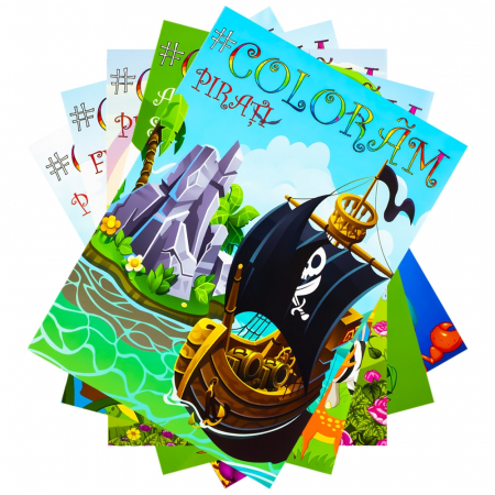 Caiet de Colorat A4, 8 File, Diverse Modele [6]