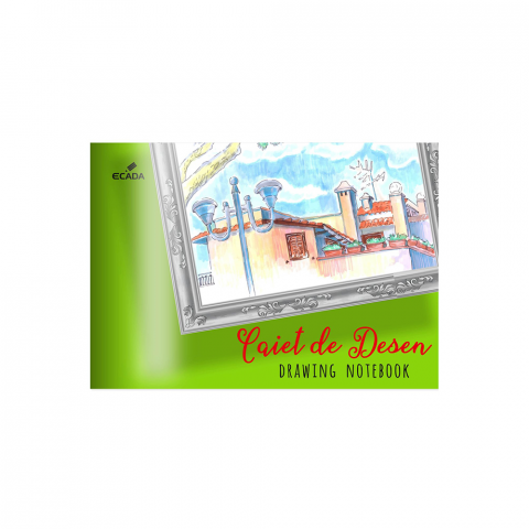 Produse si rechizite scolare - CAIET DESEN 17X24 16 FILE ECADA 29307