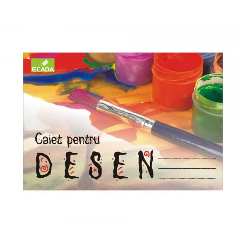 Produse si rechizite scolare - CAIET DESEN A4 16 FILE ECADA 29302