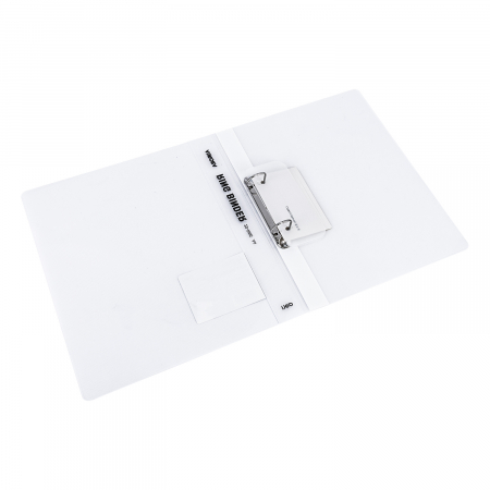 CAIET MECANIC A4 2 INELE 15MM/20MM COPERTA FLEXIBILA ALB TRANSLUCID DELI [2]