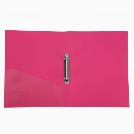 CAIET MECANIC A4 2 INELE 25/30 MM COPERTA FLEXIBILA CU BUZUNAR CULORI NEON DELI [1]