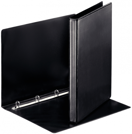 Organizare si arhivare - CAIET MECANIC A4 4 INELE 16MM/30MM NEGRU PANORAMA ESSELTE