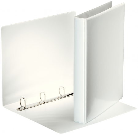 Organizare si arhivare - CAIET MECANIC A4 4 INELE 25MM/44MM ALB PANORAMA ESSELTE