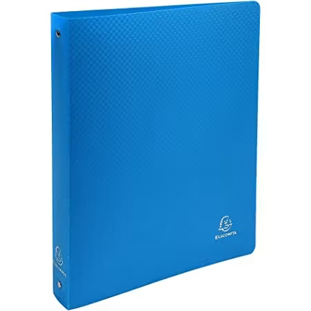 Organizare si arhivare - CAIET MECANIC A4+ 4 INELE 30MM/40MM COP. FLEX. ALBASTRU EXACOMPT