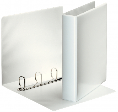 Organizare si arhivare - CAIET MECANIC A4 4 INELE 40MM/62MM ALB PANORAMA ESSELTE