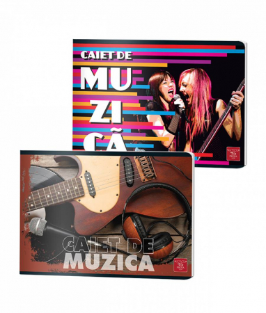 Produse si rechizite scolare - CAIET MUZICA 24 FILE COLOR PIGNA