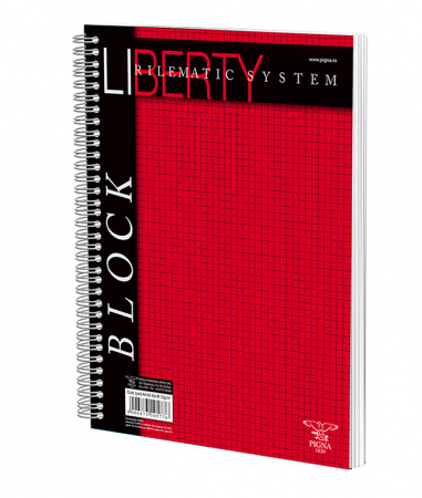 Produse si rechizite scolare - CAIET SPIRA A4 80 FILE ARITMETICA LIBERTY PIGNA