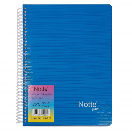 Caiete spira A5 - CAIET SPIRA A5 120 FILE DICTANDO COPERTA CARTONATA NOTTE