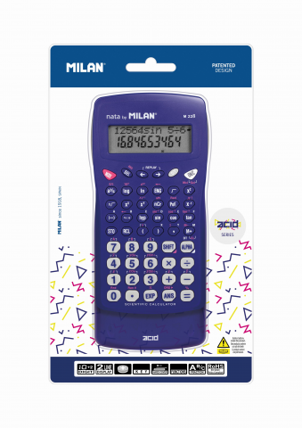 Calculatoare de birou - CALCULATOR 10 DG MILAN STIINTIFIC ALBASTRU 159005BBL (Din care timbru verde 0,1 RON)