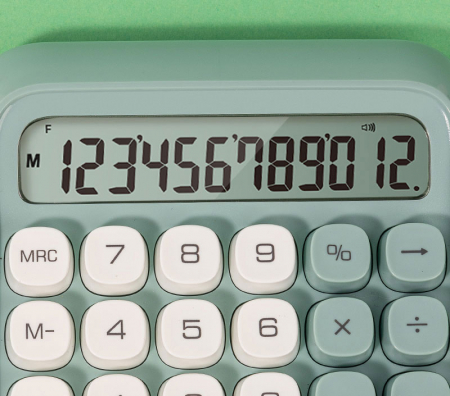 CALCULATOR 12 DIG RETRO M36 ROZ DELI [3]