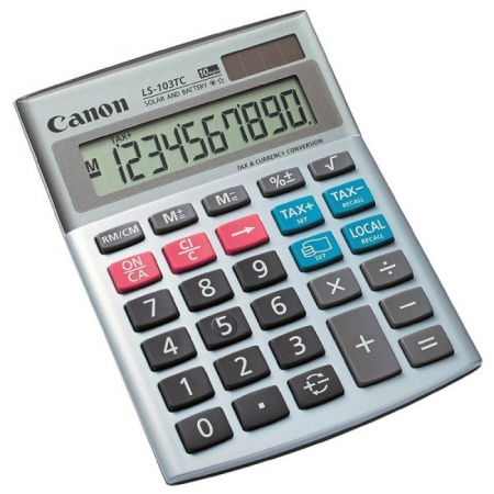 CALCULATOR BIROU 10DIG LS103TC TAXE CANON [1]